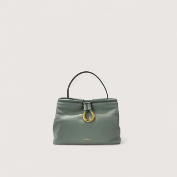 Kabelka COCCINELLE LISBET SMALL KOŽENÁ KABELKA GREENERY AW25