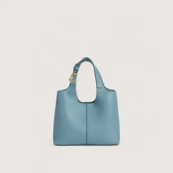 Kabelka COCCINELLE C-EASY KOŽENÁ KABELKA ARCTIC BLUE AW25