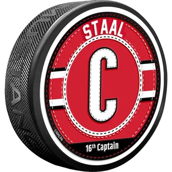 Puk Mustang Puk Carolina Hurricanes NHL Captain Jersey Stitch - Eric Staal