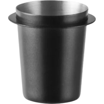 Čajová souprava Dávkovací hrnek z nerezové oceli pro espresso kávovar 58 mm Profesionální baristické příslušenství pro přesné odměření kávy černá