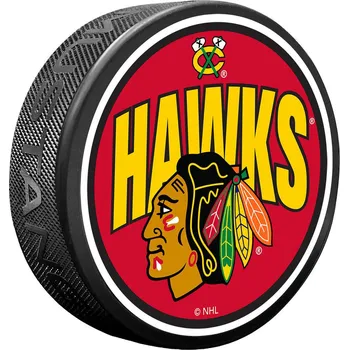 Puk Mustang Puk Chicago Blackhawks NHL Wordmark