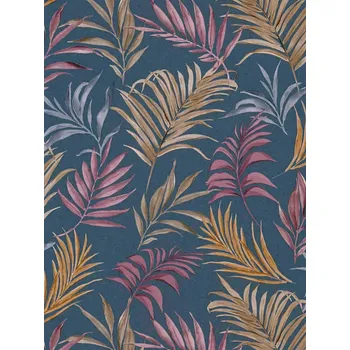 Tapeta A.S. Création | Vliesová tapeta na zeď COSMO Living 79108-5 | 0,53 x 10,05 m | modrá, vínová, hnědá, béžová, růžová + Modrá, vínová, hnědá, béžová, růžová vliesová tapeta na stěnu 791085 v rozměru 0,53 x 10,05 m