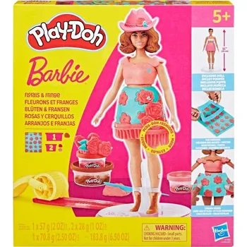 Modelovací hmota PLAY-DOH Barbie Panenka 29 cm FASHIONISTA Třásně Modelovací hmota