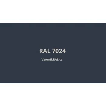 Střecha Plech svitek 1250 x 0,50 MAT Barva: RAL 7024 - Grafitově šedá