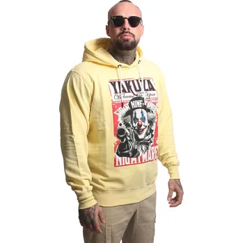 Pánská mikina Pánská mikina Yakuza Welcome 26033 pale banana Velikost: 6XL
