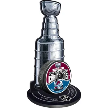 Puk Mustang Puk Colorado Avalanche NHL Stanley Cup Champions Puck Stand