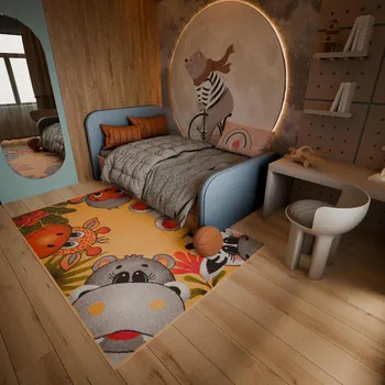 Koberec JUTEX Dětský kusový koberec LISTON 11058 150 BARVA: Vícebarevný, ROZMĚR: 80x150 cm