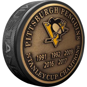 Puk Mustang Puk Pittsburgh Penguins NHL Stanley Cup Years Gold Medallion