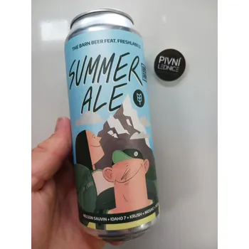 Pivo The Barn/Freshlabels Summer Ale 10°/4% 0,5l DMT: 01.01.26
