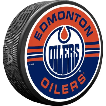 Puk Mustang Puk Edmonton Oilers NHL Half & Half