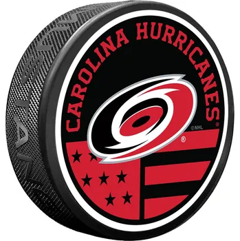 Puk Mustang Puk Carolina Hurricanes NHL American Flag Pat Puck