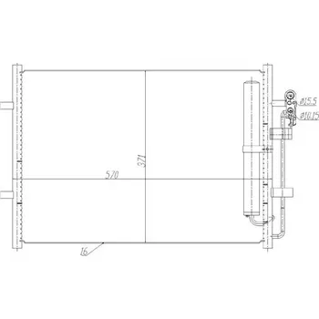 Výparník klimatizace QWP Kondenzátor klimatizace QWP WAC408