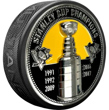 Puk Mustang Puk Pittsburgh Penguins NHL Ultra 3D Stanley Cup Medallion