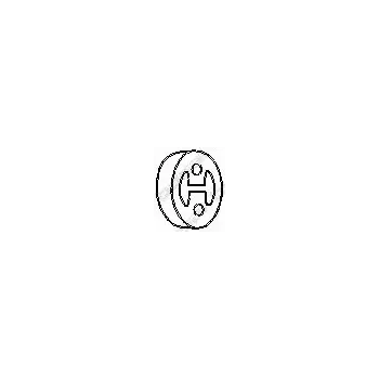 QWP Zarážka tlumiče výfuku QWP WEX9382