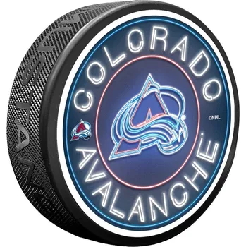 Puk Mustang Puk Colorado Avalanche NHL Neon
