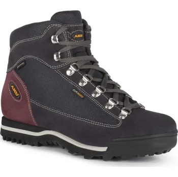 Pánská obuv AKU Ultralight Micro GTX - dámská kožená - tmavě šedá/hnědá Velikost: 40