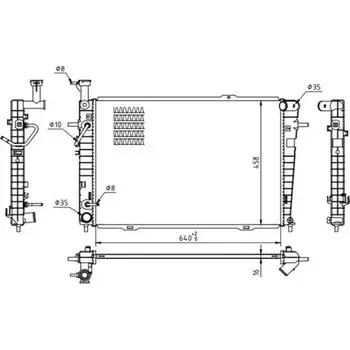 Chladič motoru QWP Chladič vody QWP WRA291