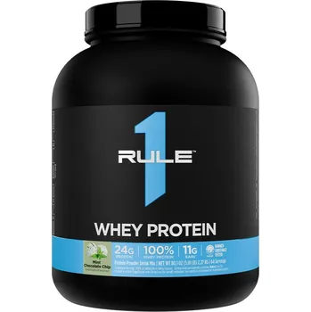 Protein Rule1 Whey Protein (2270 g, Mátová čokoládová kousky)