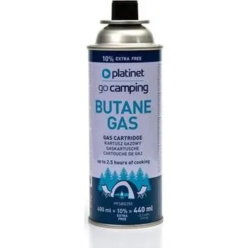 Plynová kartuše PLATINET BUTANE GAS CARTRIDGE 250g 440 ml 2,5h