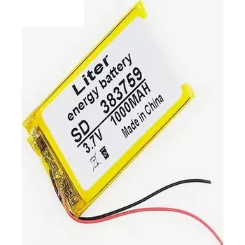Akumulátor LiterEnergy 383759 Li-pol 1000mAh, GPS, MP3, MP4