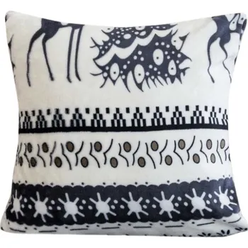 Povlak na dekorativní polštářek Mikroplyšový povlak na polštářek WINTER DEER 45x45 cm, šedý