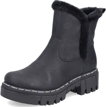 Dámská obuv Dámská kotníková obuv RIEKER 74082-00 černá W5 36