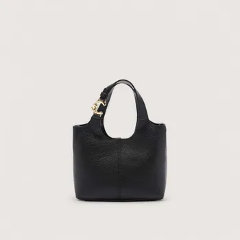 Kabelka COCCINELLE C-EASY MINI KOŽENÁ KABELKA NOIR SS26