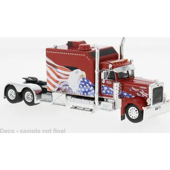 autíčko Peterbilt 379 (2002) - Červená 1:64 IXO