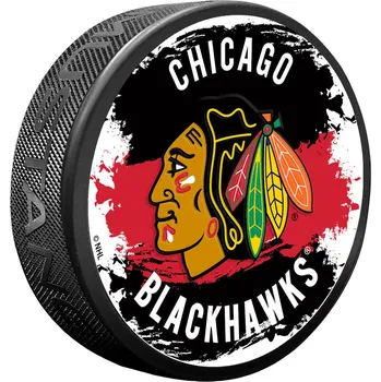 Puk Mustang Puk Chicago Blackhawks NHL Splash