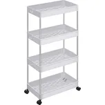 Pojízdný regál KSC10WT bílý