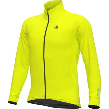 Cyklistická bunda ALÉ Cyklistická větruodolná bunda - KLIMATIK GUSCIO RACING - žlutá