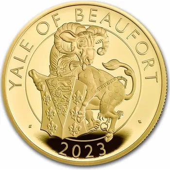 Zlatá mince - Královská tudorovská zvířata 2023 Yale z Be...