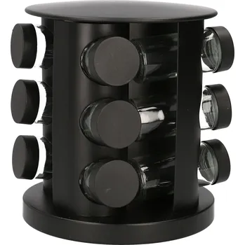 Dóza na potraviny Sada dóz na koření | OTTO | na otočném stojanu 12 dóz | 19x21 cm | 982587