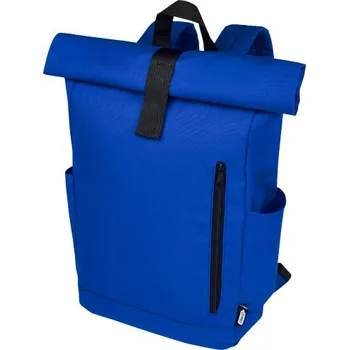 Městský batoh 15,6" GRS RPET roll top batoh 18 l Byron - Královská modrá