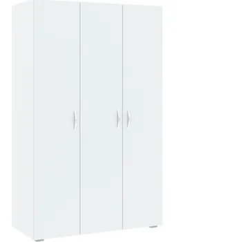 Šatní skříň Třídveřová šatní skříň 111 cm RICHLAND - bílá