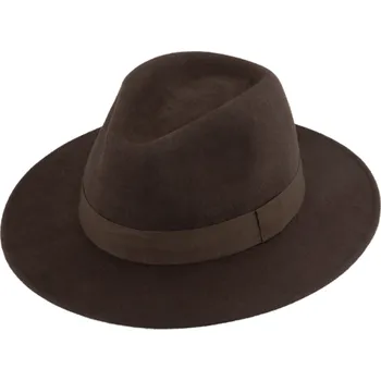 Klobouk Fiebig - Headwear since 1903 Elegantní hnědý klobouk fedora – Fiebig Velikost: 61 cm (XL)
