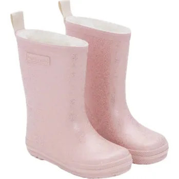 Dívčí obuv BUNDGAARD ASPEN Old Rose Sparkle | Dětské zateplené barefoot holínky - 30