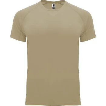 Pánské tričko Bahrain pánské sportovní tričko s krátkým rukávem - Tmavě písková, S