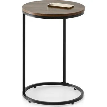 Toaletní stolek Odkládací stolek TENOCH - černý / ořech