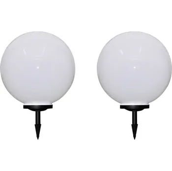 Venkovní osvětlení Venkovní osvětlení příjezdové cesty 2 ks LED 50 cm se zápichem