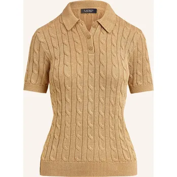 Dámská košile Lauren Ralph Lauren Dámské Pletené Polo Tričko S Třpytivou...