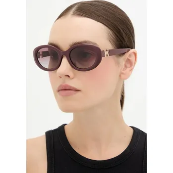 Sluneční brýle Chloé dámské, vínová barva, CH0323SK 83X, vel. 54