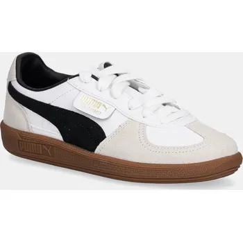 Chlapecká obuv Dětské semišové tenisky Puma Palermo Lth Jr 397275 bílá 00X, EUR 38
