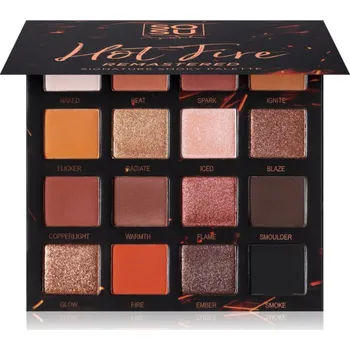 Oční stíny SOSU Cosmetics Hot Fire Eyeshadow Palette paletka očních stínů odstín Hot Fire 32 g