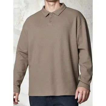 Pánská móda Sinsay - Polo mikina - jiné - 666EY-73X - 666EY-73X-S