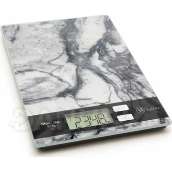 Kuchyňská váha - bílý mramor