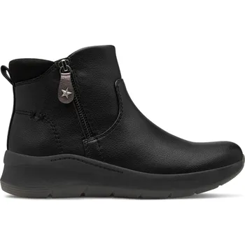 Dámské kozačky Dámské kotníkové boty šíře H JANA TEX 8-25472-45-001 černé #Velikost: 40