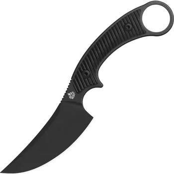 kapesní nůž QPS Viper 10Cr15MoV, černý stonewash, Rukojeť: Černý G10 QS166-A2