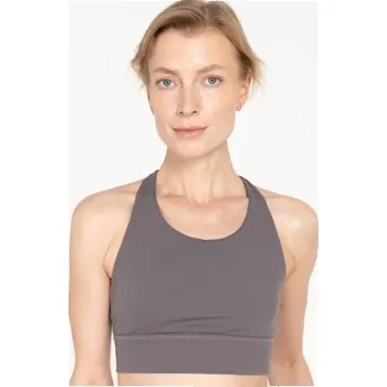 Podprsenka BELLA hug sportovní podprsenka košíček A/C šedá XL