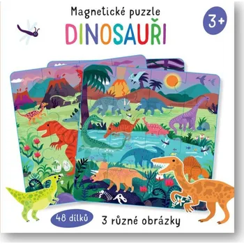 Magnetické puzzle Dinosauři